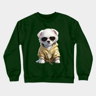 Cool Adorable Puppy Crewneck Sweatshirt